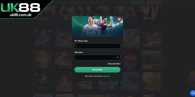 Hướng dẫn tân thủ các bước đăng nhập UK88 nhanh chóng